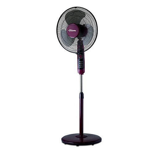 POWERPAC PPFS50 16 INCH STAND FAN 5 BLADES W/TIMER